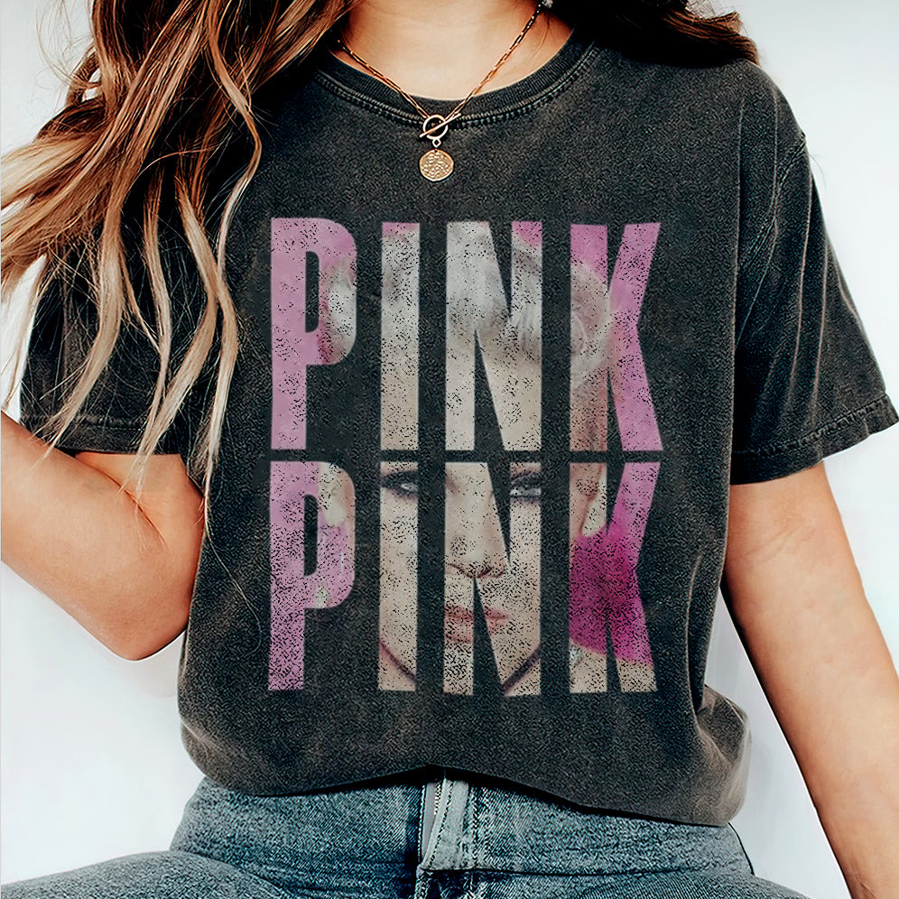 P!nk Shirt, Music Tour 2024 Shirt, Pink concert shirt V5, Pink Fan Concert Shirt, Singer Shirt, Music Lovers Shirt, Trendy Shirt