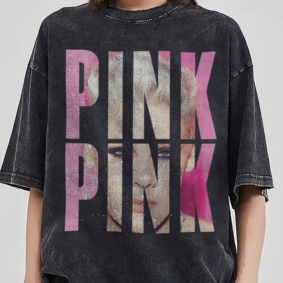 P!nk Shirt, Music Tour 2024 Shirt, Pink concert shirt V5, Pink Fan Concert Shirt, Singer Shirt, Music Lovers Shirt, Trendy Shirt