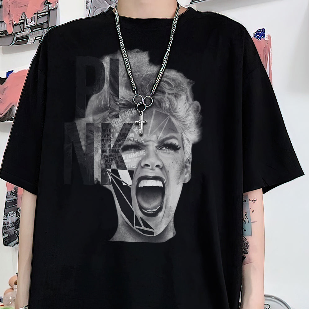 P!nk Shirt, Music Tour 2024 Shirt, Pink concert shirt V6, Pink Fan Concert Shirt, Singer Shirt, Music Lovers Shirt, Trendy Shirt