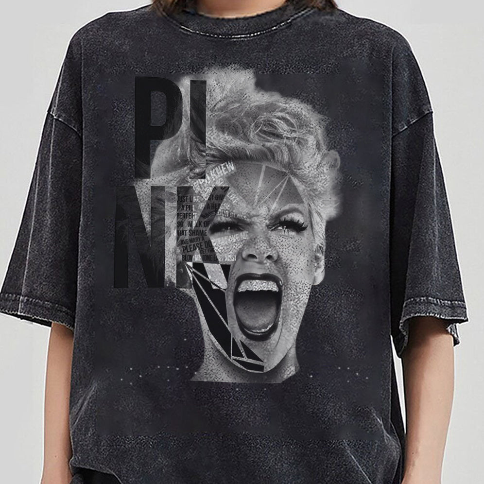 P!nk Shirt, Music Tour 2024 Shirt, Pink concert shirt V6, Pink Fan Concert Shirt, Singer Shirt, Music Lovers Shirt, Trendy Shirt
