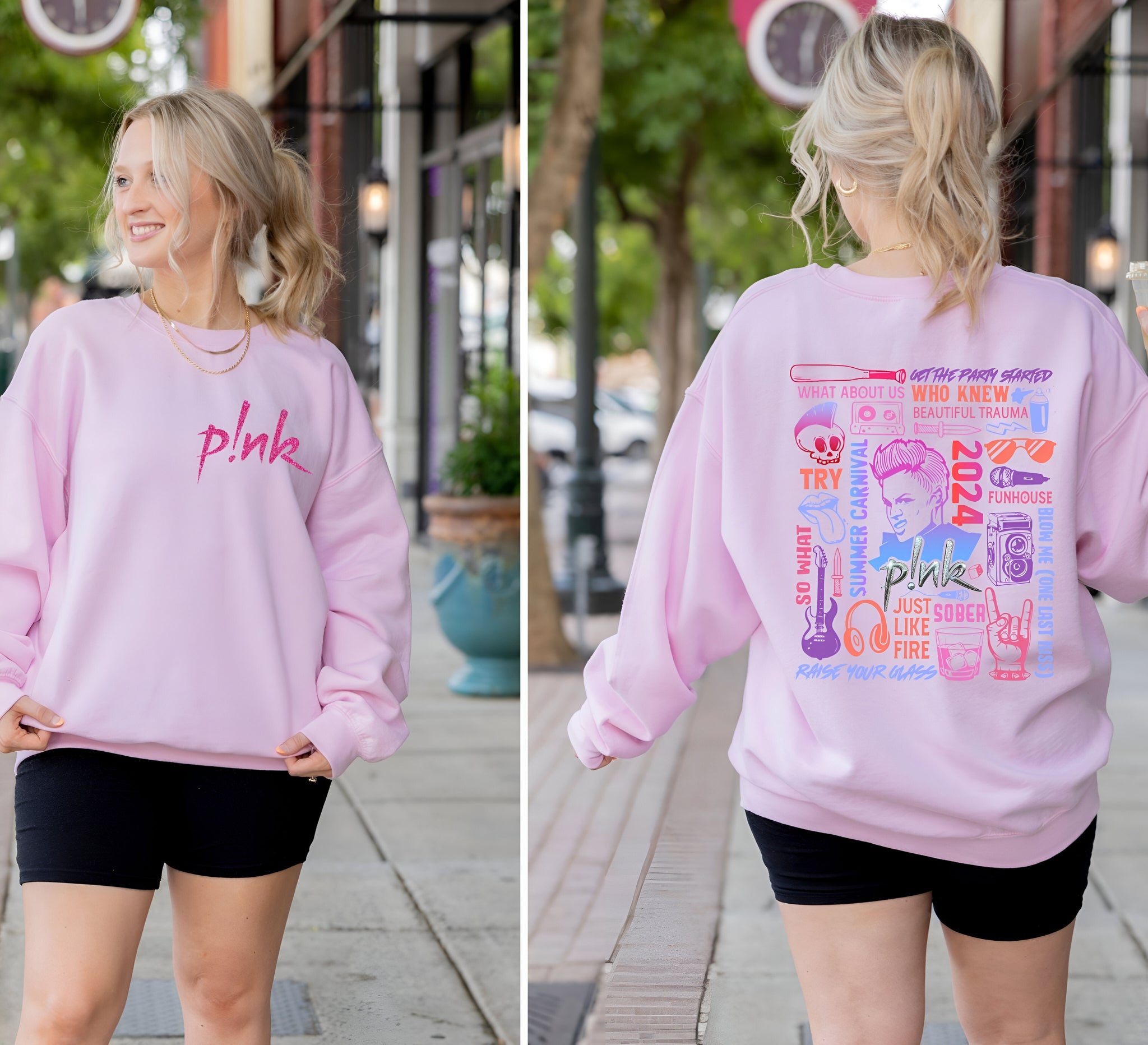 P!nk Pink Singer Summer Carnival 2024  Tour Shirt, 2024 P!nk Concert Sweatshirt, Pink Fan Shirt, Music Tour 2024 shirt,Trustfall Album shirt