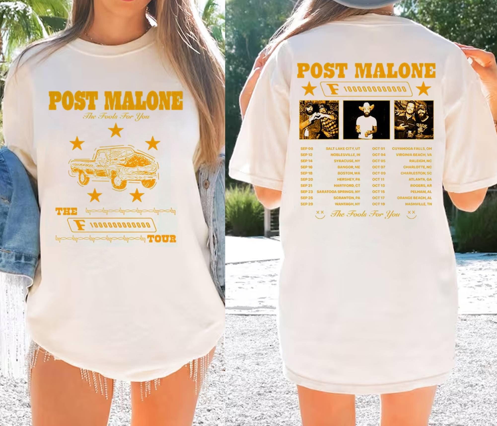 Post Malone Shirt, Post Malone The F-1 Trillion Album Shirt, 2024 Concert Shirt, Posty Tee, Tour 2024 Shirt msich