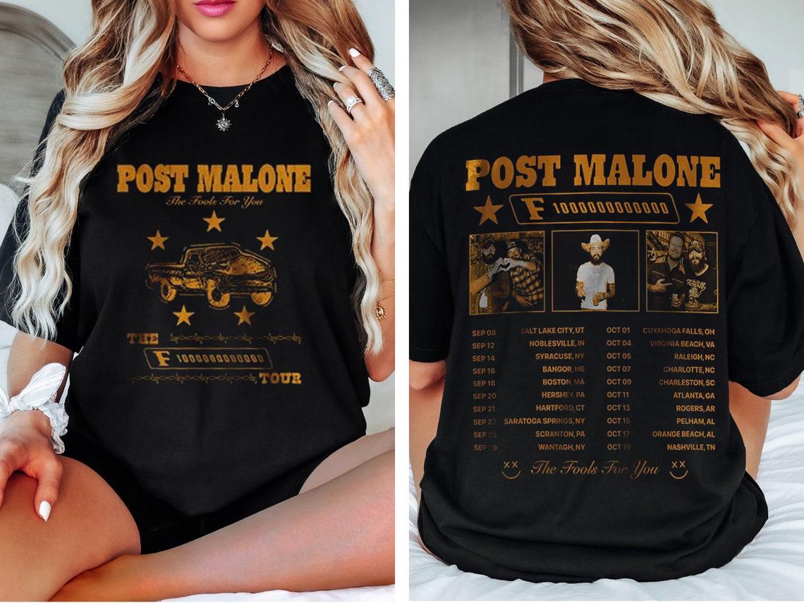 Post Malone Shirt, Post Malone The F-1 Trillion Album Shirt, 2024 Concert Shirt, Posty Tee, Tour 2024 Shirt msich