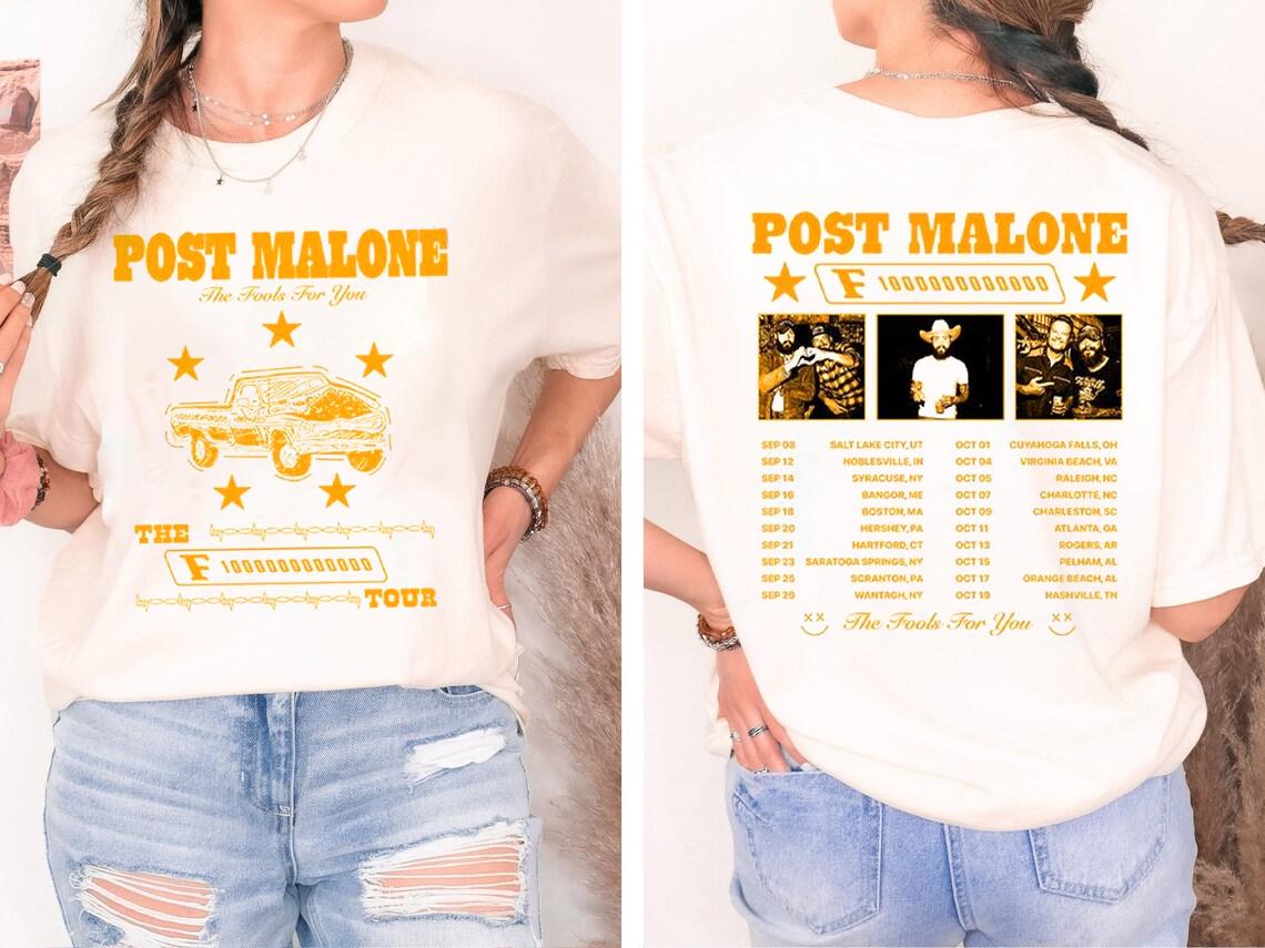 Post Malone Shirt, Post Malone The F-1 Trillion Album Shirt, 2024 Concert Shirt, Posty Tee, Tour 2024 Shirt msich