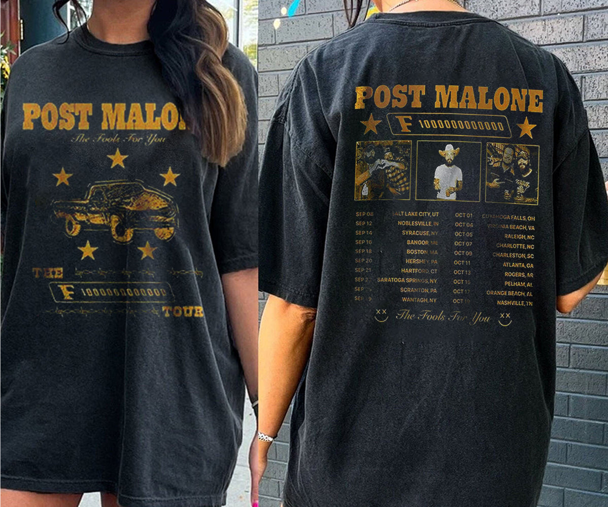 Post Malone Shirt, Post Malone The F-1 Trillion Album Shirt, 2024 Concert Shirt, Posty Tee, Tour 2024 Shirt MS24