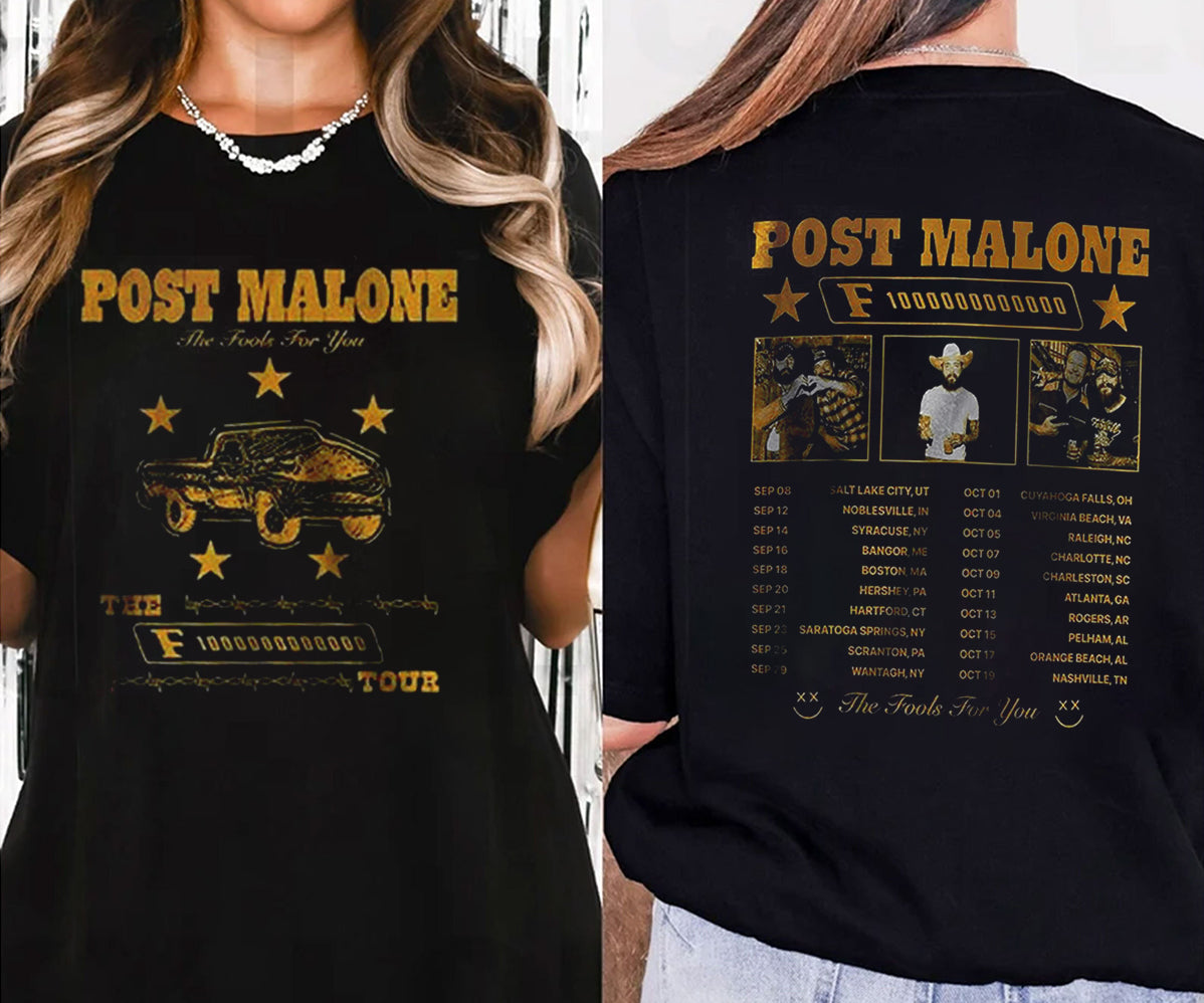 Post Malone Shirt, Post Malone The F-1 Trillion Album Shirt, 2024 Concert Shirt, Posty Tee, Tour 2024 Shirt MS24