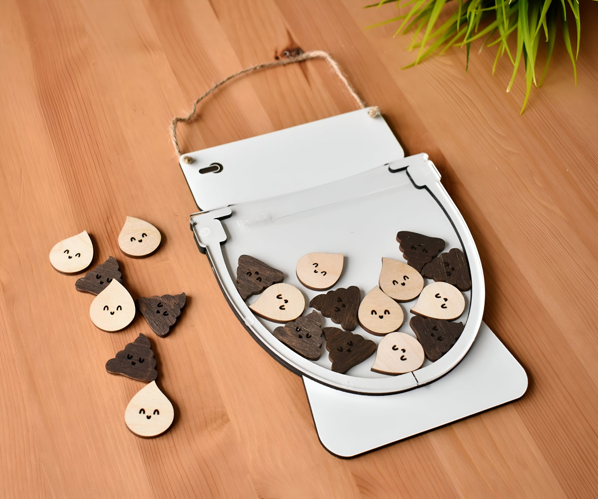 Potty Training Toilet Reward Jar with Tokens REJAR