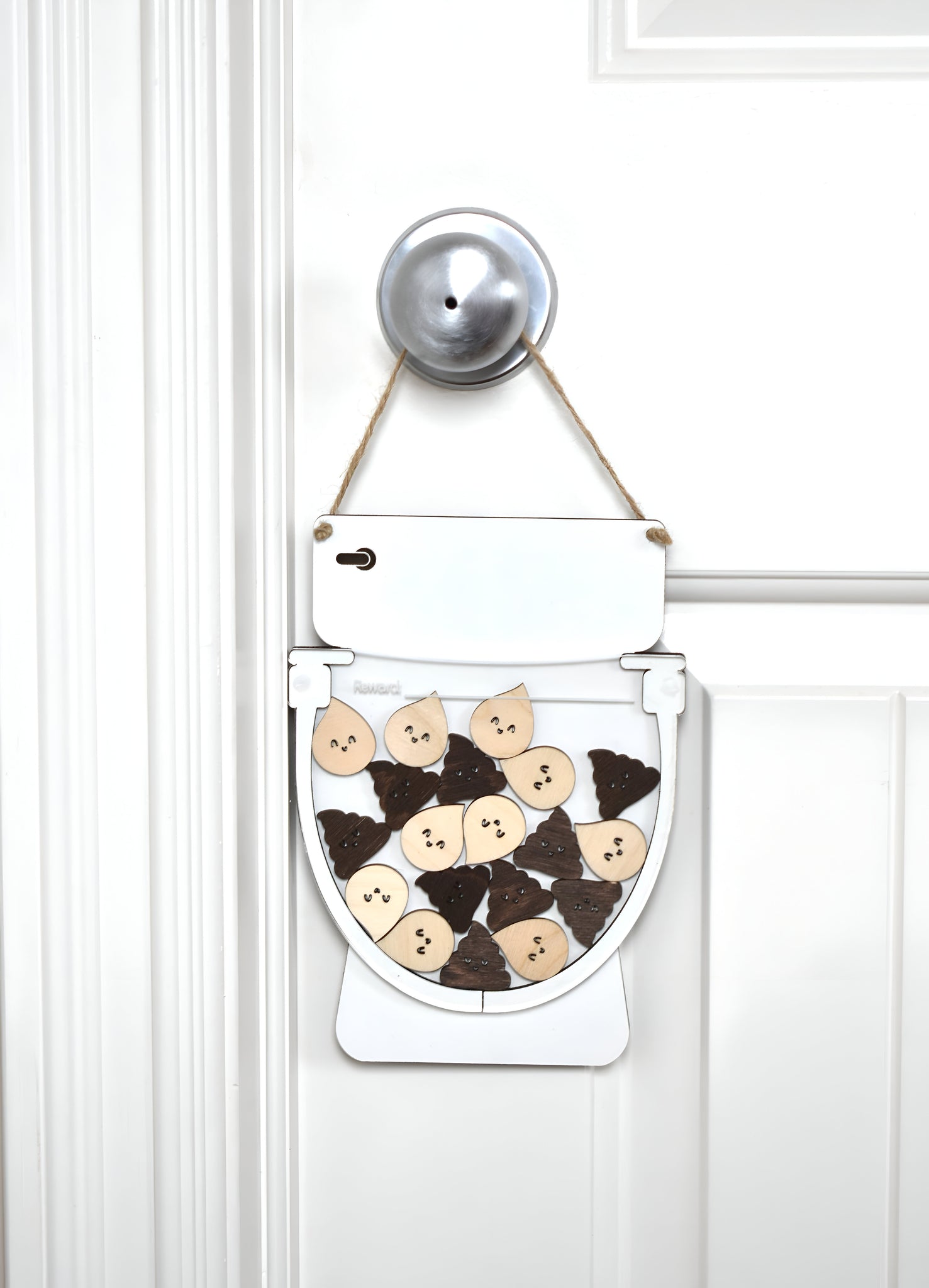 Potty Training Toilet Reward Jar with Tokens REJAR