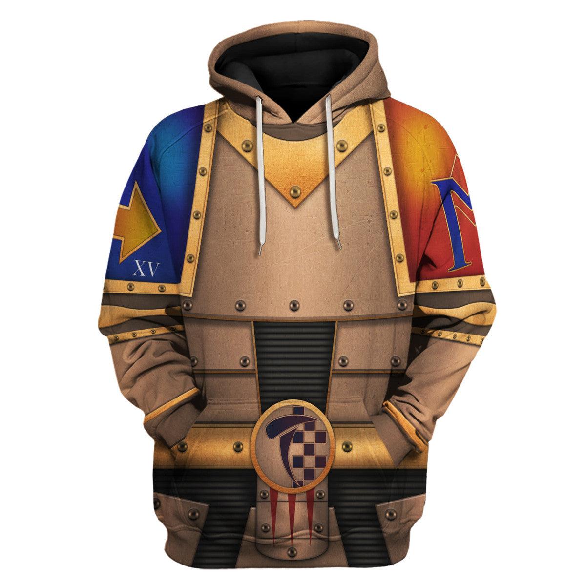 Pre-Heresy Legion Colour Scheme Host Warhammer Costume Hoodie Jogger,Pre-Heresy Legion Colour Scheme Cosplay 3D Hoodie Pants, Warhammer 3D Tracksuit 
