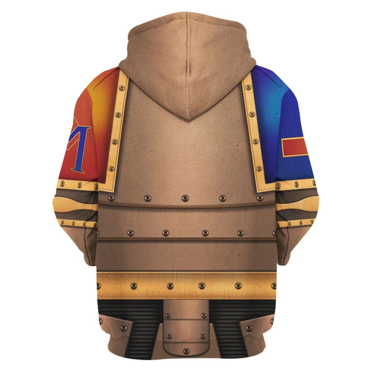 Pre-Heresy Legion Colour Scheme Host Warhammer Costume Hoodie Jogger,Pre-Heresy Legion Colour Scheme Cosplay 3D Hoodie Pants, Warhammer 3D Tracksuit 