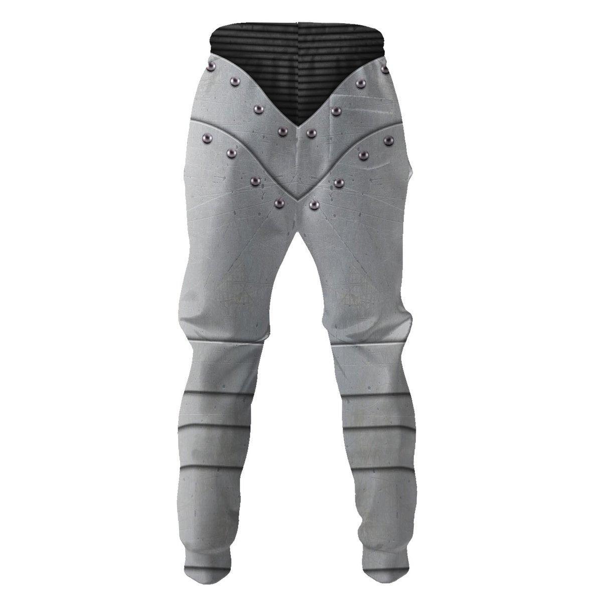 Pre-Heresy Luna Wolves Legion Colour Scheme Warhammer Costume Hoodie Jogger,Pre-Heresy Luna Wolves Legion Colour Scheme Marines Cosplay 3D Hoodie Pants, Warhammer 3D Tracksuit 