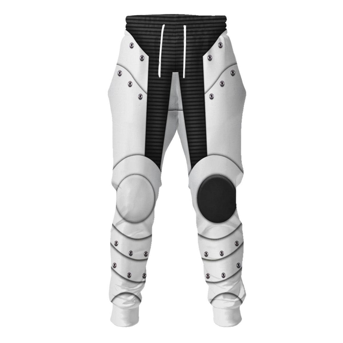 Pre-Heresy Luna Wolves Legion Colour Scheme Warhammer Costume Hoodie Jogger,Pre-Heresy Luna Wolves Legion Colour Scheme Marines Cosplay 3D Hoodie Pants, Warhammer 3D Tracksuit 