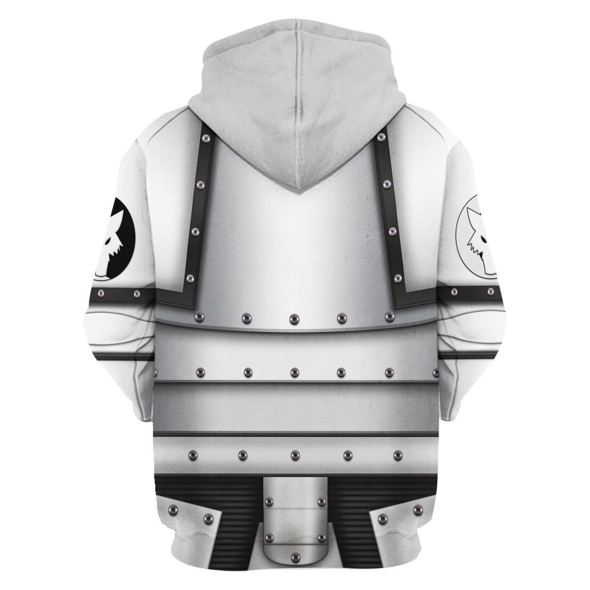 Pre-Heresy Luna Wolves Legion Colour Scheme Warhammer Costume Hoodie Jogger,Pre-Heresy Luna Wolves Legion Colour Scheme Marines Cosplay 3D Hoodie Pants, Warhammer 3D Tracksuit 