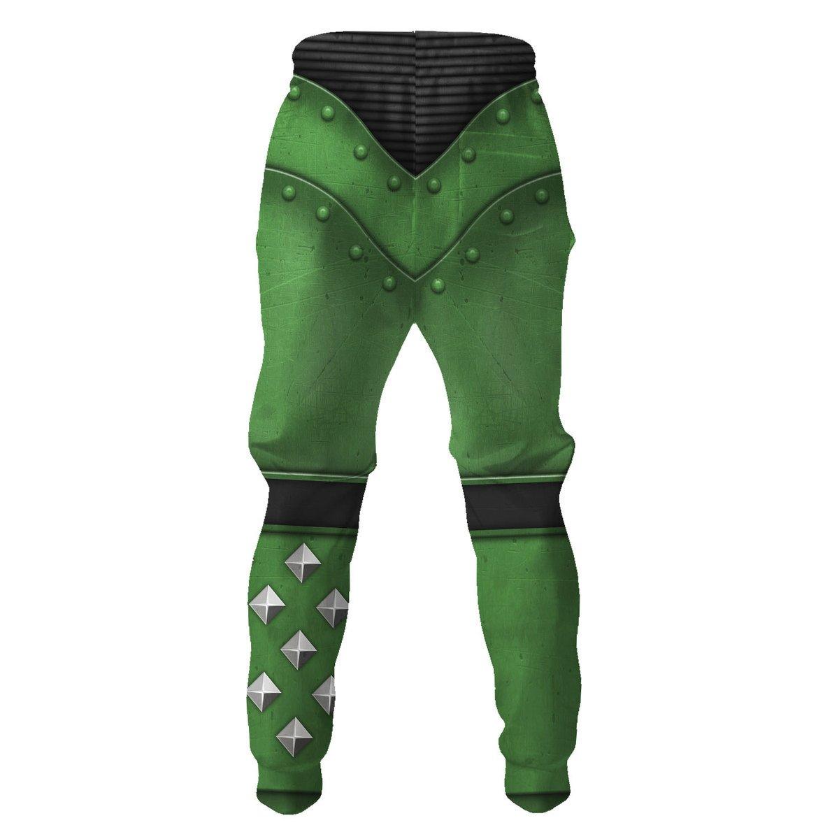 Pre-Heresy Sons of Horus Legion Colour Scheme Warhammer Costume Hoodie Jogger,Pre-Heresy Sons of Horus Legion Colour Scheme Marines Cosplay 3D Hoodie Pants, Warhammer 3D Tracksuit 