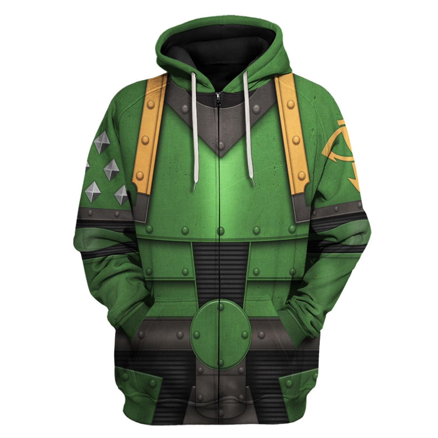 Pre-Heresy Sons of Horus Legion Colour Scheme Warhammer Costume Hoodie Jogger,Pre-Heresy Sons of Horus Legion Colour Scheme Marines Cosplay 3D Hoodie Pants, Warhammer 3D Tracksuit 