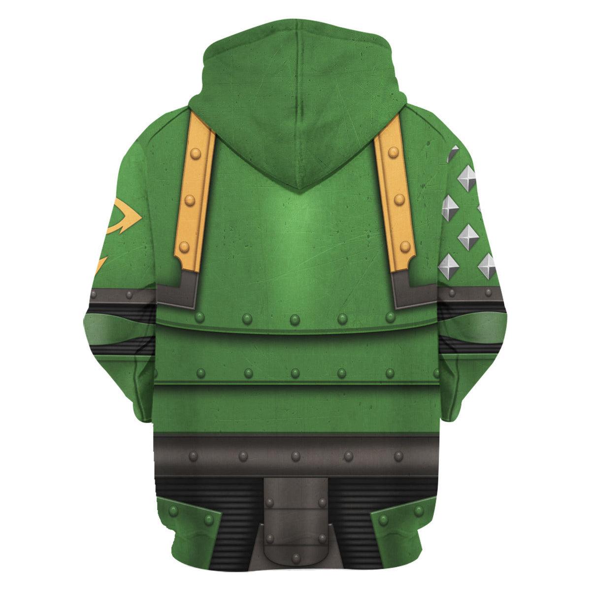 Pre-Heresy Sons of Horus Legion Colour Scheme Warhammer Costume Hoodie Jogger,Pre-Heresy Sons of Horus Legion Colour Scheme Marines Cosplay 3D Hoodie Pants, Warhammer 3D Tracksuit 