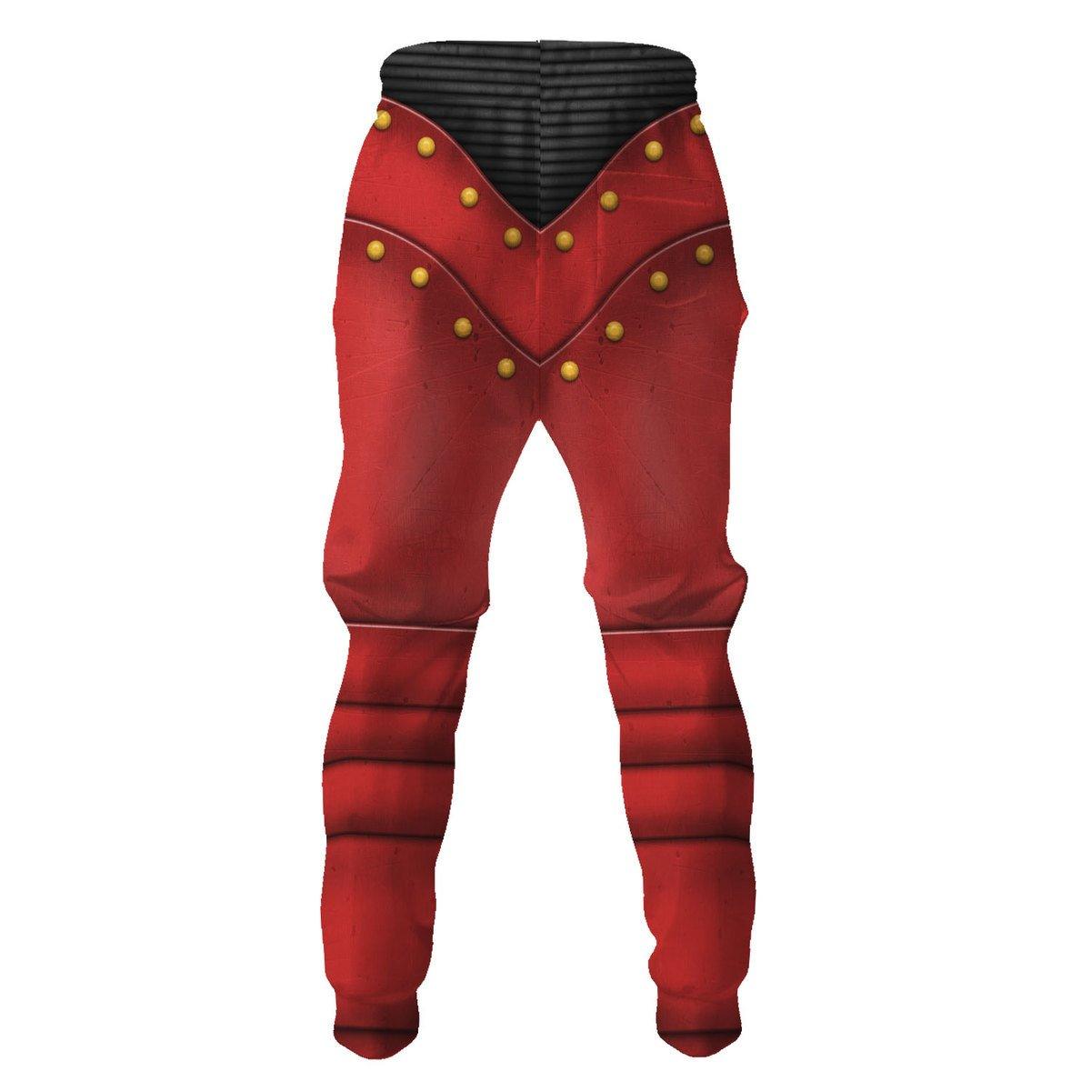 Pre-Heresy Thousand Sons Legion Colour Scheme Warhammer Costume Hoodie Jogger,Pre-Heresy Thousand Sons Legion Colour Scheme Marines Cosplay 3D Hoodie Pants, Warhammer 3D Tracksuit 