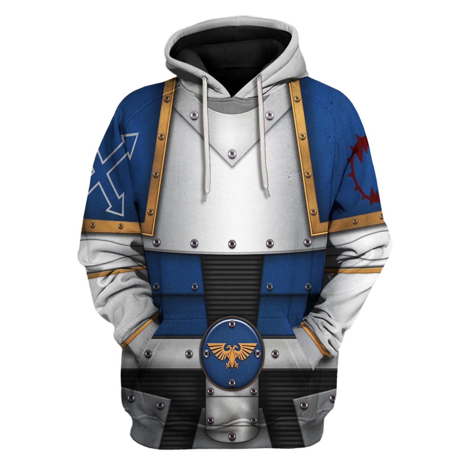 Pre-Heresy World Eaters Legion Colour Scheme Warhammer Costume Hoodie Jogger,Pre-Heresy World Eaters Legion Colour Scheme Space Marines Cosplay 3D Hoodie Pants, Warhammer 3D Tracksuit, Warhammer Game Outfit TQT3