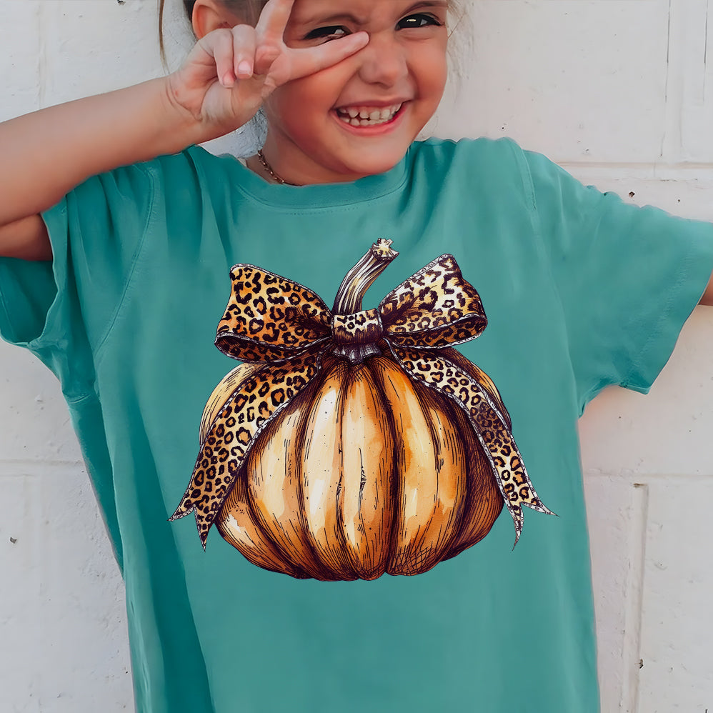 Pumpkin Coquette bow png, retro halloween png, trending png, Gothic png, black bow png soft girl png, Pumpkin girly png, leopard pumpkin png