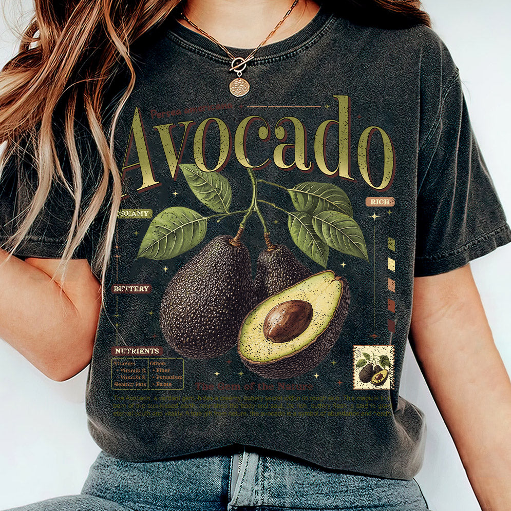 Retro Avocado PNG, Y2K Vintage Nostalgic 2000s Trendy Sweet Fruits Natural Lover