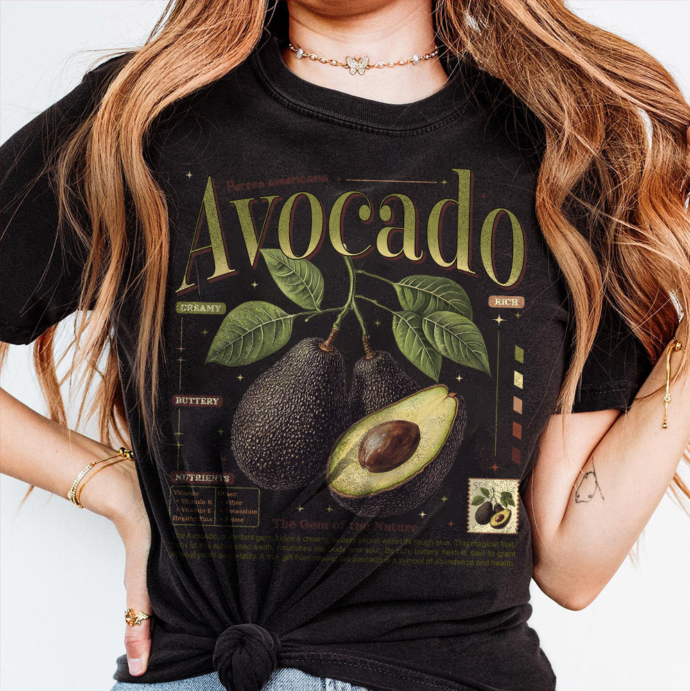 Retro Avocado PNG, Y2K Vintage Nostalgic 2000s Trendy Sweet Fruits Natural Lover