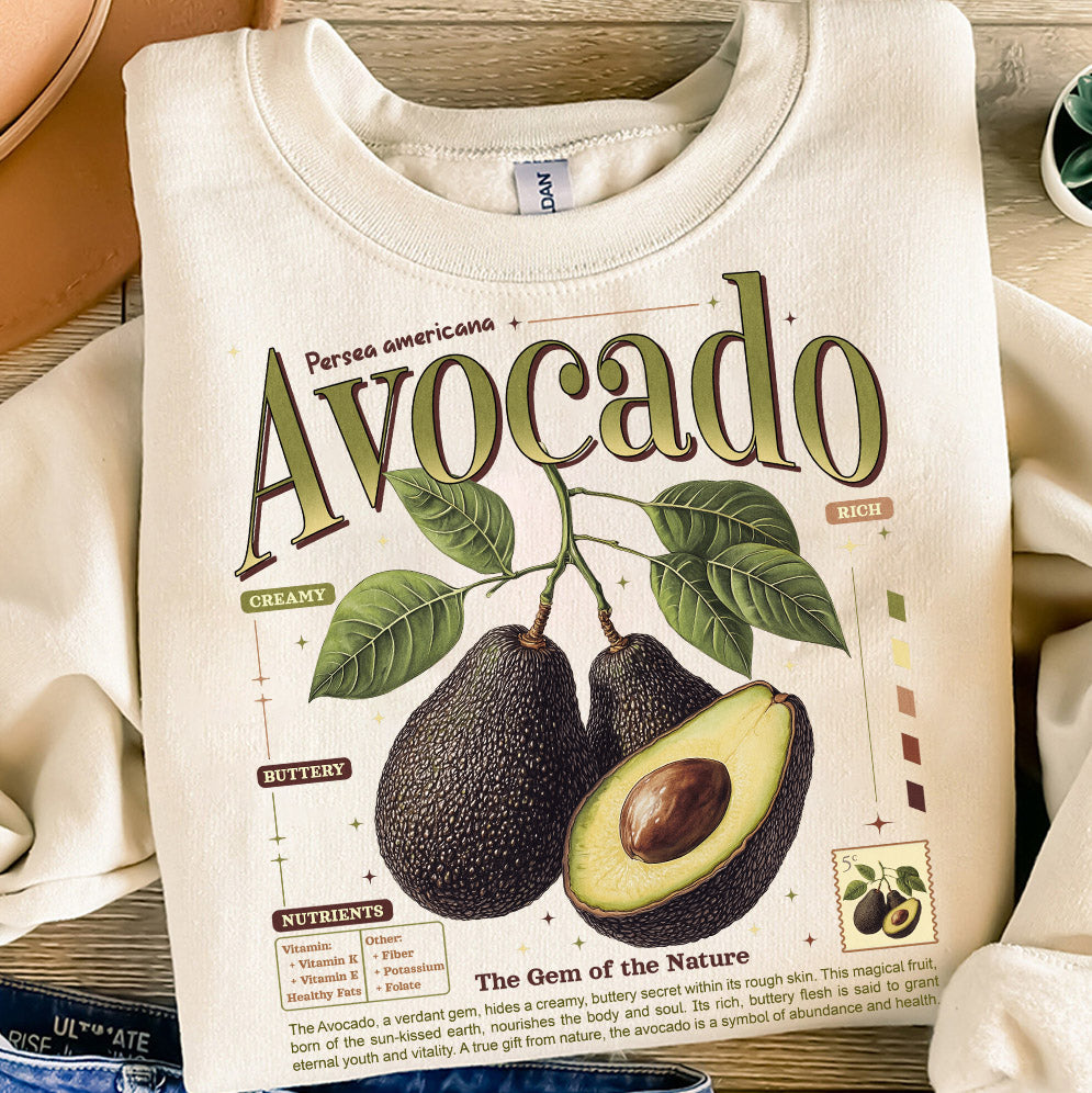Retro Avocado PNG, Y2K Vintage Nostalgic 2000s Trendy Sweet Fruits Natural Lover