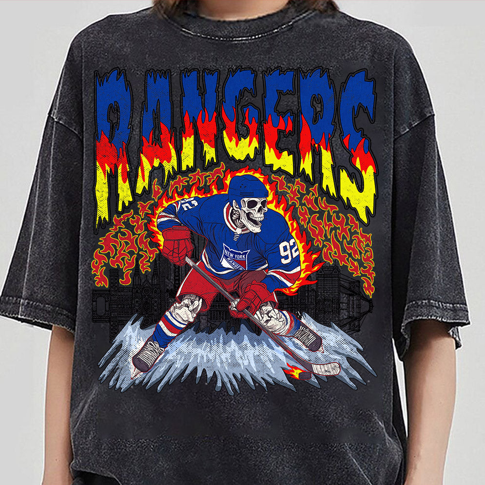 Ravens Ice Hockey PNG, Retro Vintage Skeleton Ice Sport Gift