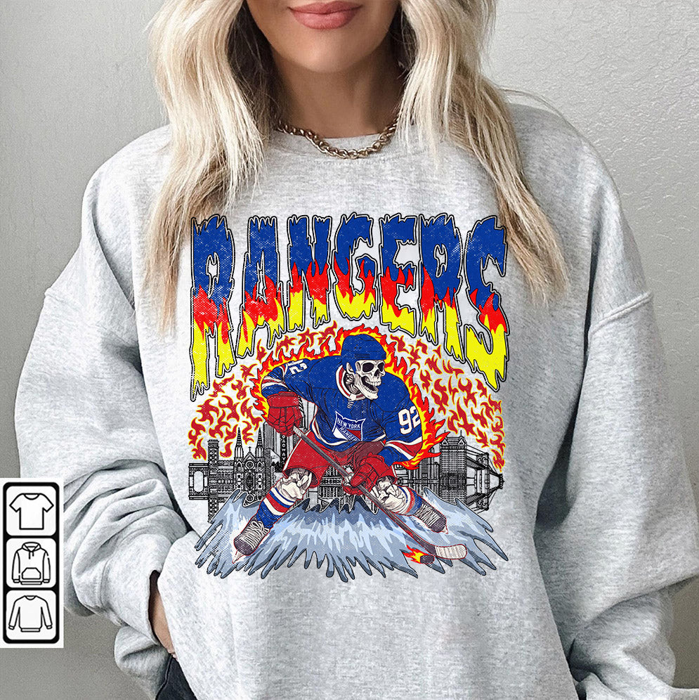 Ravens Ice Hockey PNG, Retro Vintage Skeleton Ice Sport Gift