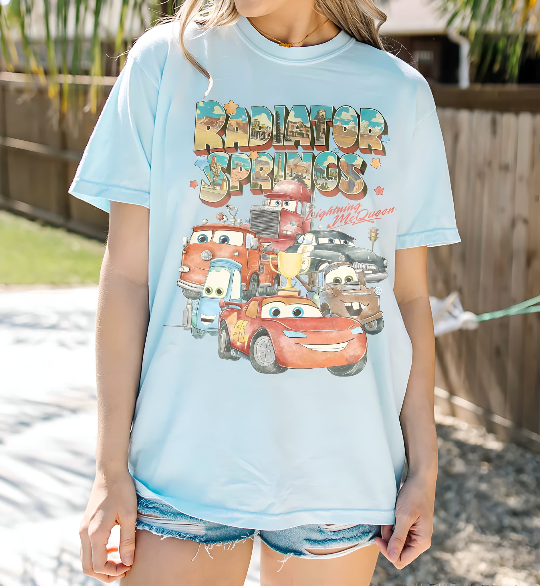 Retro Radiator Springs Cars Movie Shirt, Lightning McQueen Shirt, Cars Movie Disney Shirt, Disney Family Trip Shirt, Cars Movie Characters