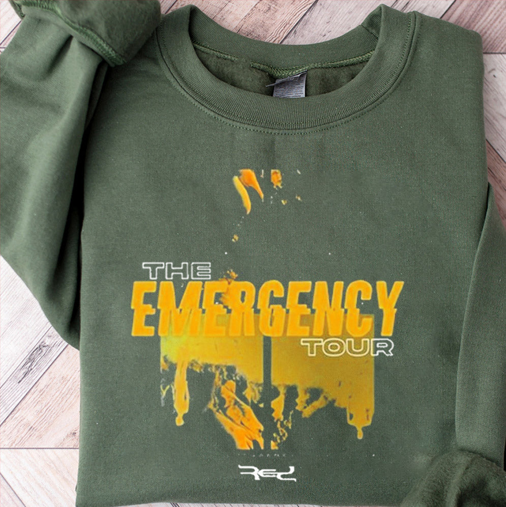 Red The Emergency Tour 2024 Shirt, Sweatshirt, Hoodie And TankTop