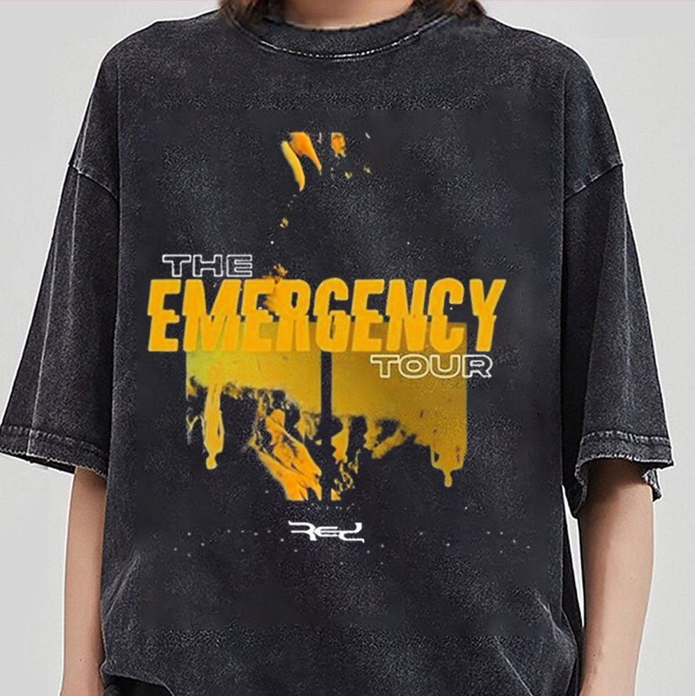 Red The Emergency Tour 2024 Shirt, Sweatshirt, Hoodie And TankTop