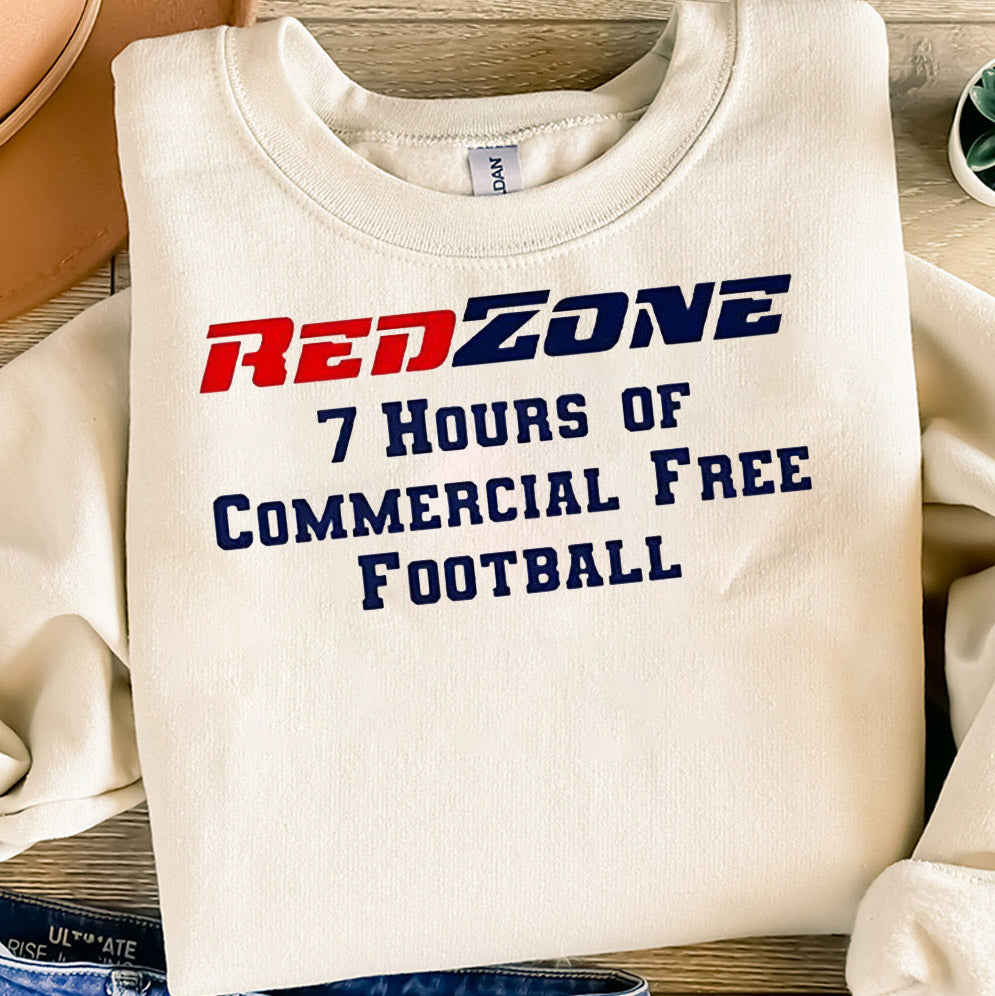 Redzone 7 hours of commercial free football T-Shirts, Sweatshirt, Hoodie