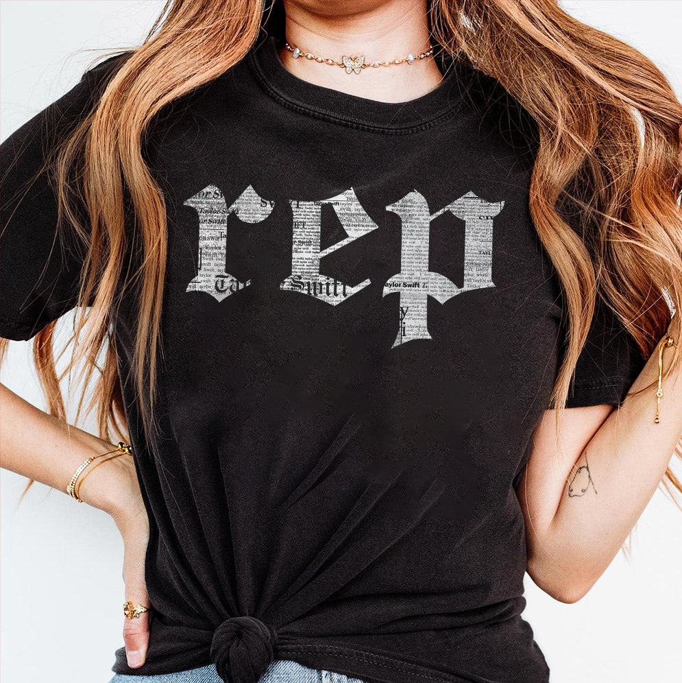 Rep Era Shirt, Reputation Oversized T-Shirt, Rep Newspaper Shirt, Rep Shirt Eras Concert Tee, TS Fan Gift, Trendy Shirt
