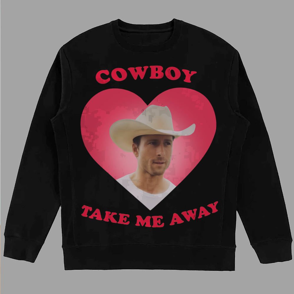 2 matRetro Cowboy take me away shirt, Glen Powell Tshirt, Powell Sweatshirt V2, Twisters With Glen Powell Retro Movie Poster Vintage Unisex Shirt, Trendy Shirt