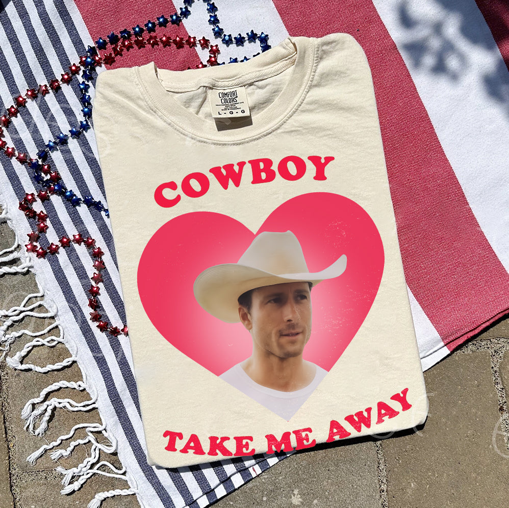 2 matRetro Cowboy take me away shirt, Glen Powell Tshirt, Powell Sweatshirt V2, Twisters With Glen Powell Retro Movie Poster Vintage Unisex Shirt, Trendy Shirt