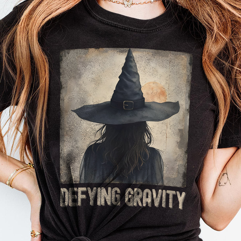Retro Defying Gravity Unisex Heavy Blend Sweatshirt, Wicked Inspired Shirt, Broadway Lover Gift, Elphaba Inspired Sweatshirt