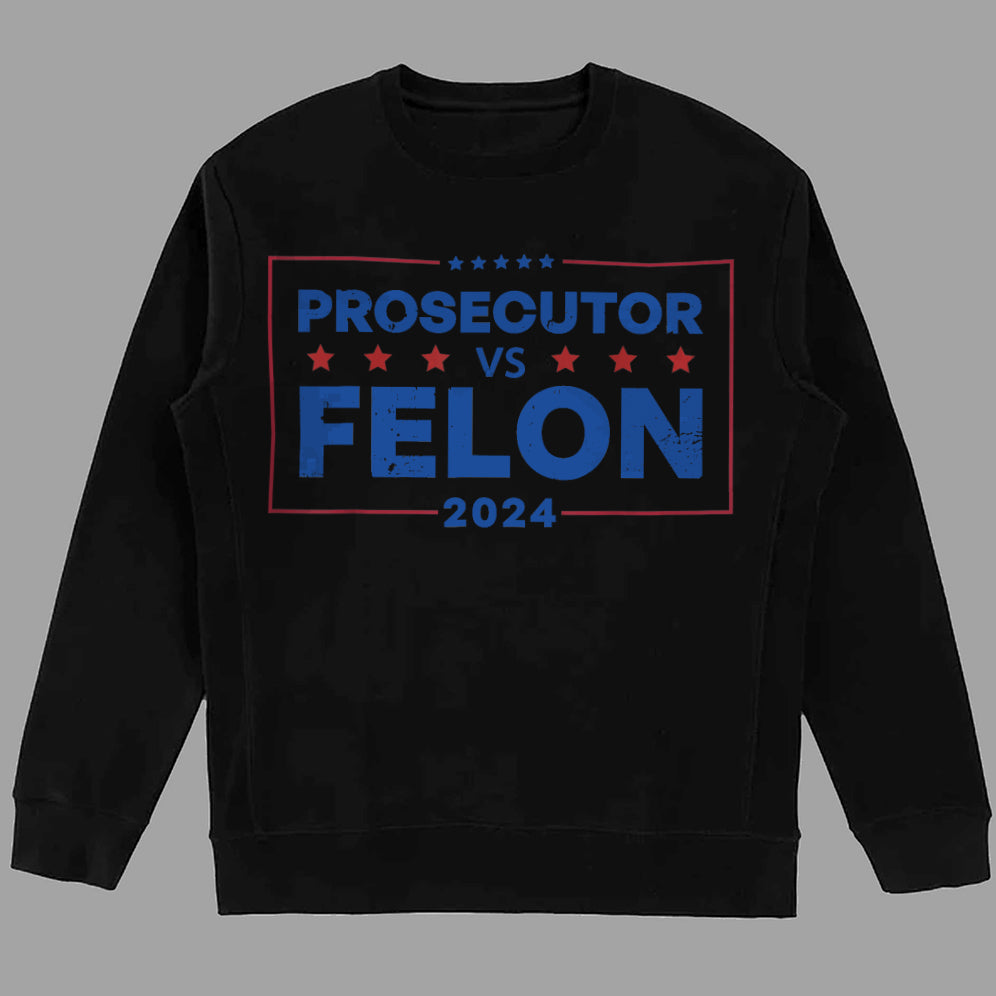 Retro Harris 2024 Prosecutor vs Felon Just Another Tuesday T-Shirt, Political Campaign Tee, Humorous Election Shirt