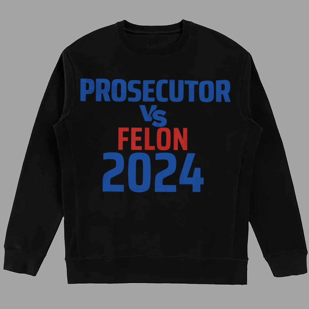 Retro Harris 2024 Prosecutor vs Felon Just Another Tuesday T-Shirt, Political Campaign Tee V3, Humorous Election Shirt