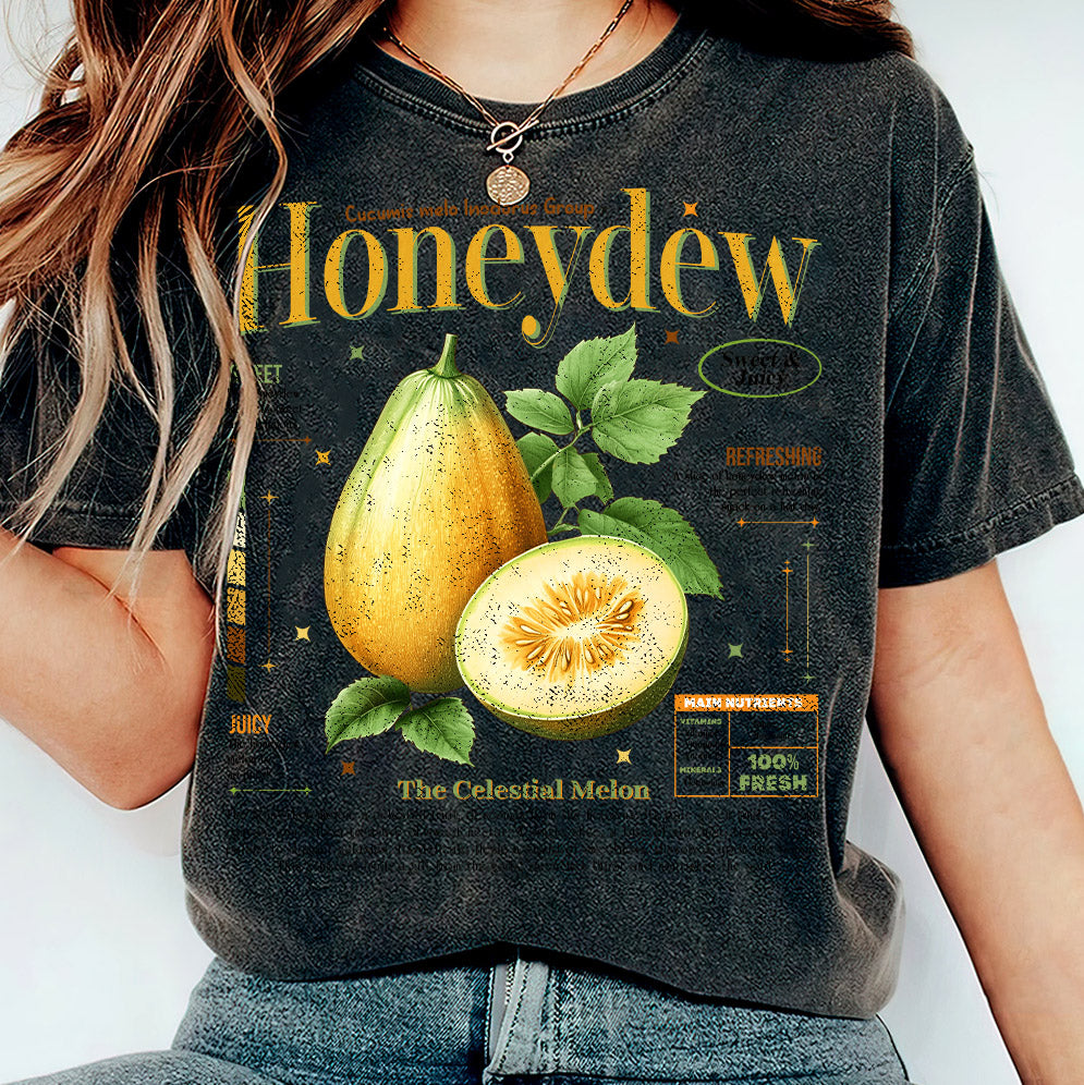 Retro Honeydew Melon png Y2K Vintage Nostalgic 2000s Trendy Sweet Fruits Natural Lover