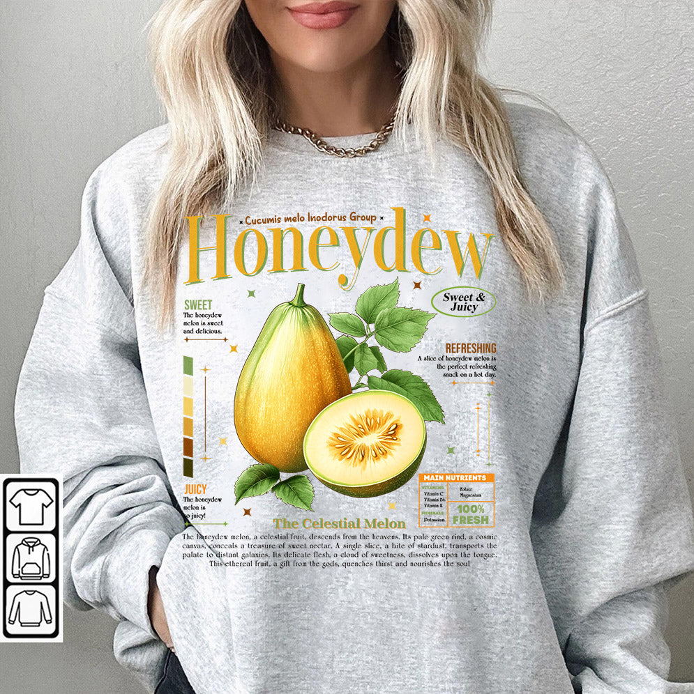 Retro Honeydew Melon png Y2K Vintage Nostalgic 2000s Trendy Sweet Fruits Natural Lover