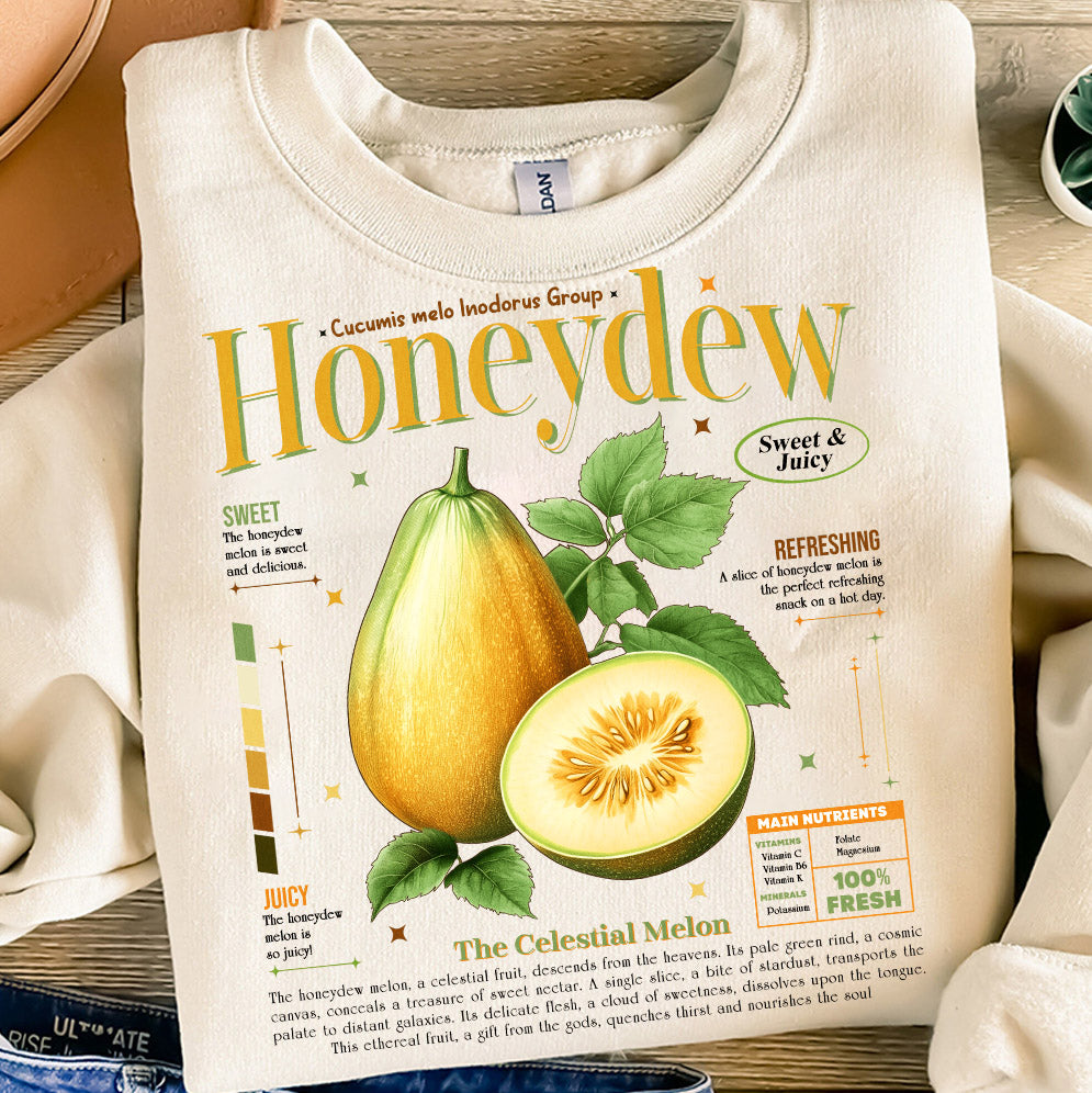 Retro Honeydew Melon png Y2K Vintage Nostalgic 2000s Trendy Sweet Fruits Natural Lover