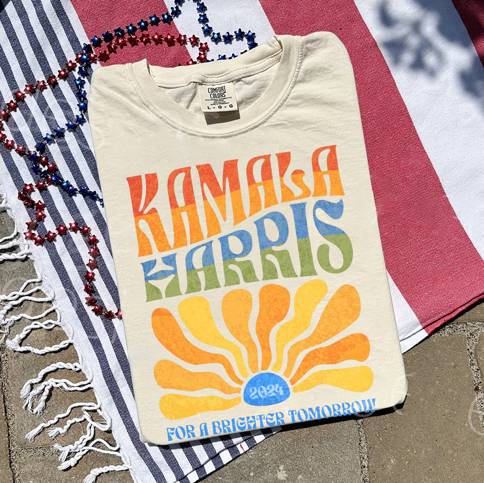 Retro Kamala Harris 2024 Shirt Kamala for President Shirt Boho Aesthetic Tee Retro Tee Election 2024 Shirt