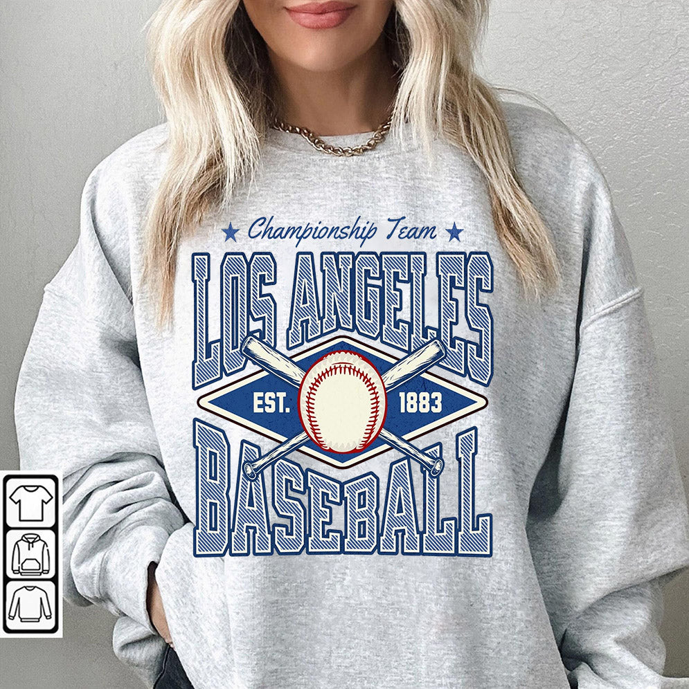 Retro Los Angeles Baseball Shirt, Dodgers Fan, LA Sports, Dodgers World Series 2024, Dodgers, World series 2024