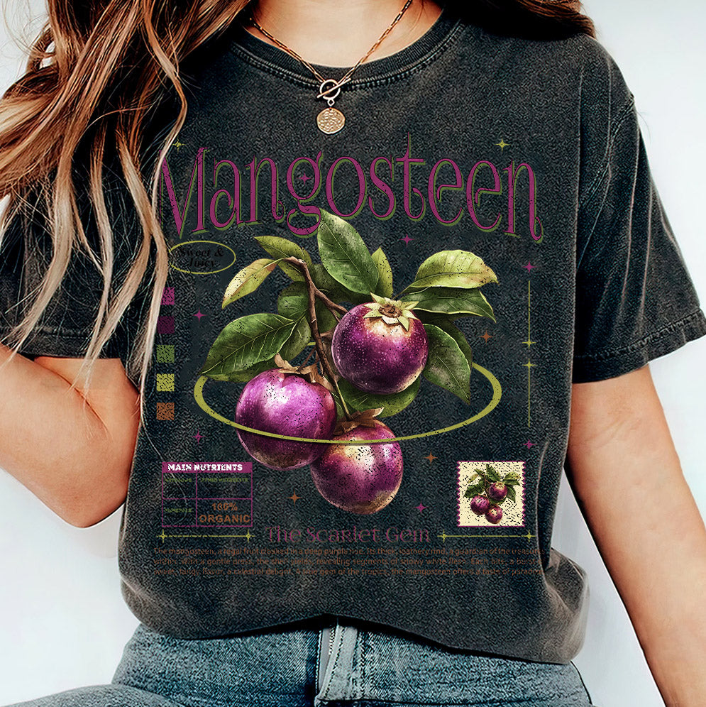 Retro Mangosteen Png, Y2K Vintage Nostalgic 2000s Trendy Sweet Fruits Natural Lover