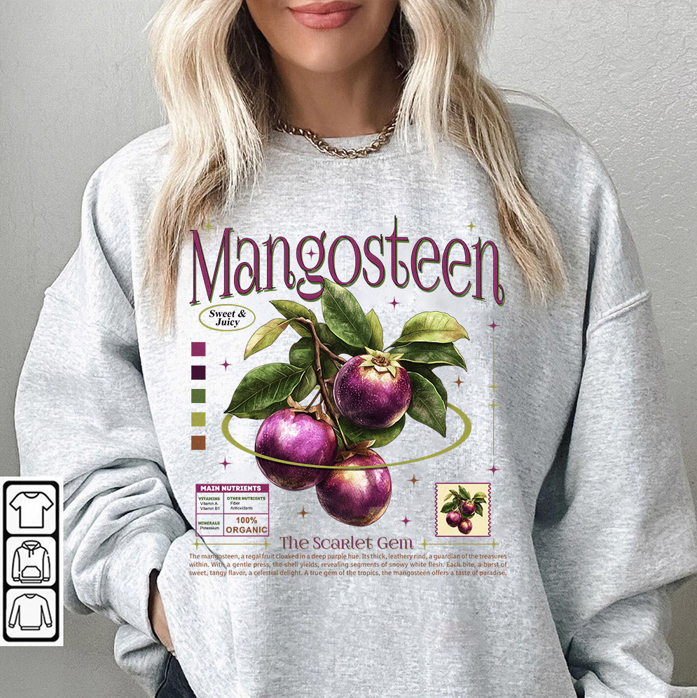Retro Mangosteen Png, Y2K Vintage Nostalgic 2000s Trendy Sweet Fruits Natural Lover