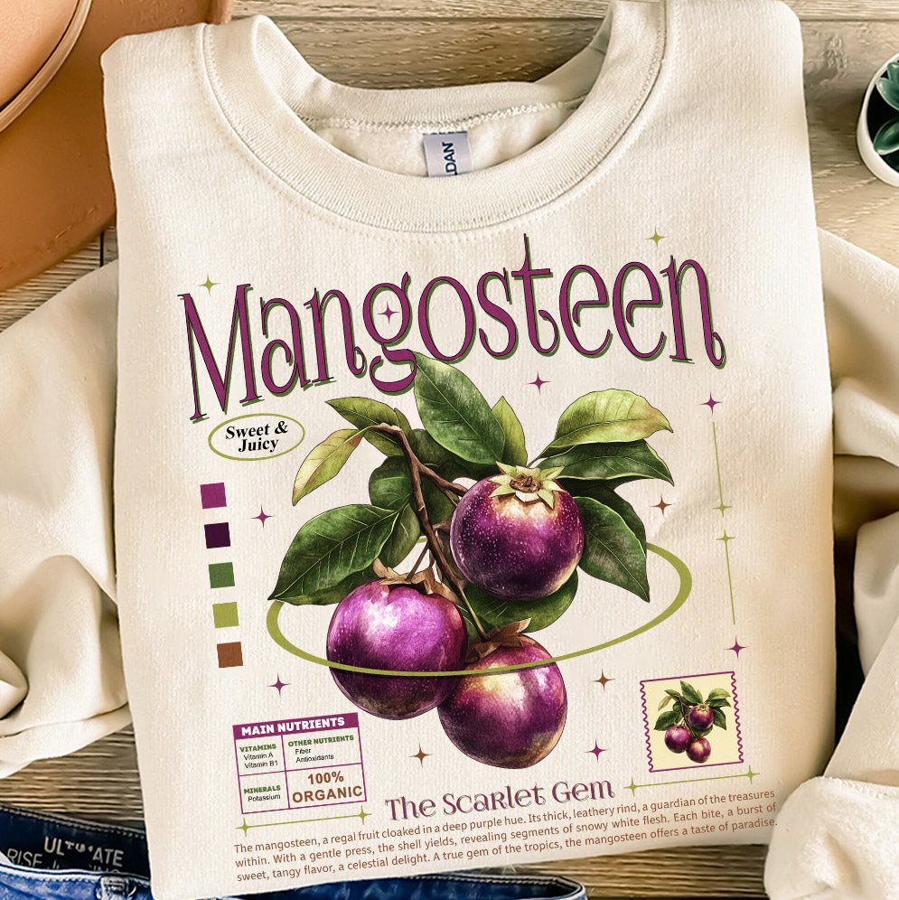 Retro Mangosteen Png, Y2K Vintage Nostalgic 2000s Trendy Sweet Fruits Natural Lover