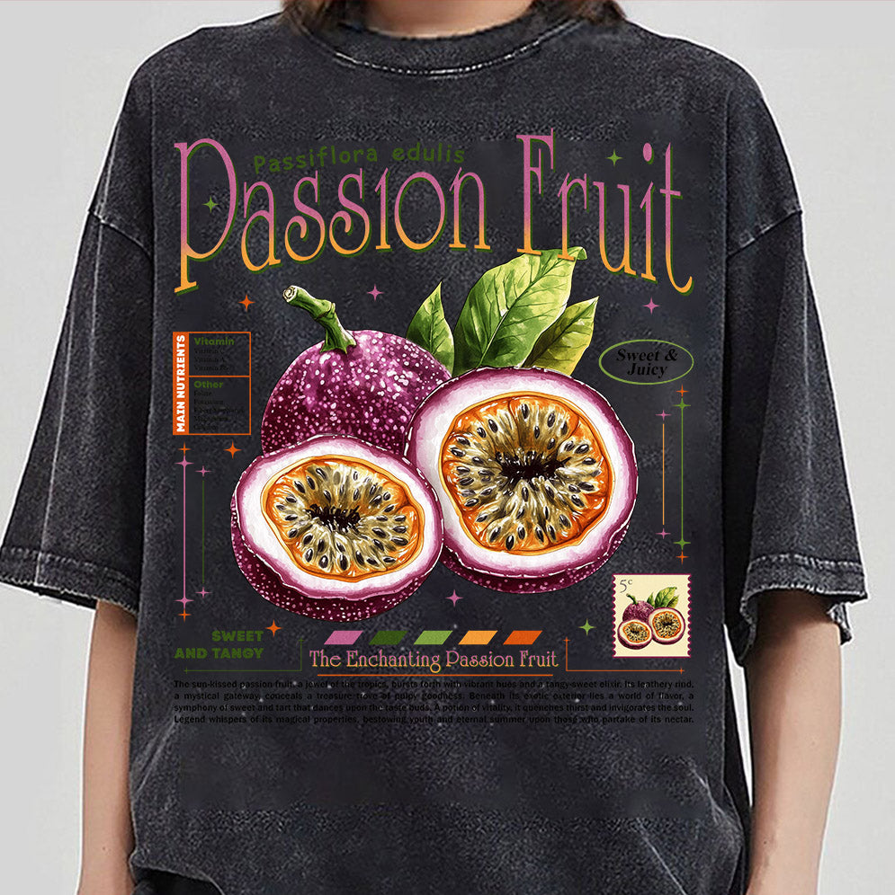 Retro Passion Fruit png, Y2K Vintage Nostalgic 2000s Trendy Sweet Fruits Natural Lover