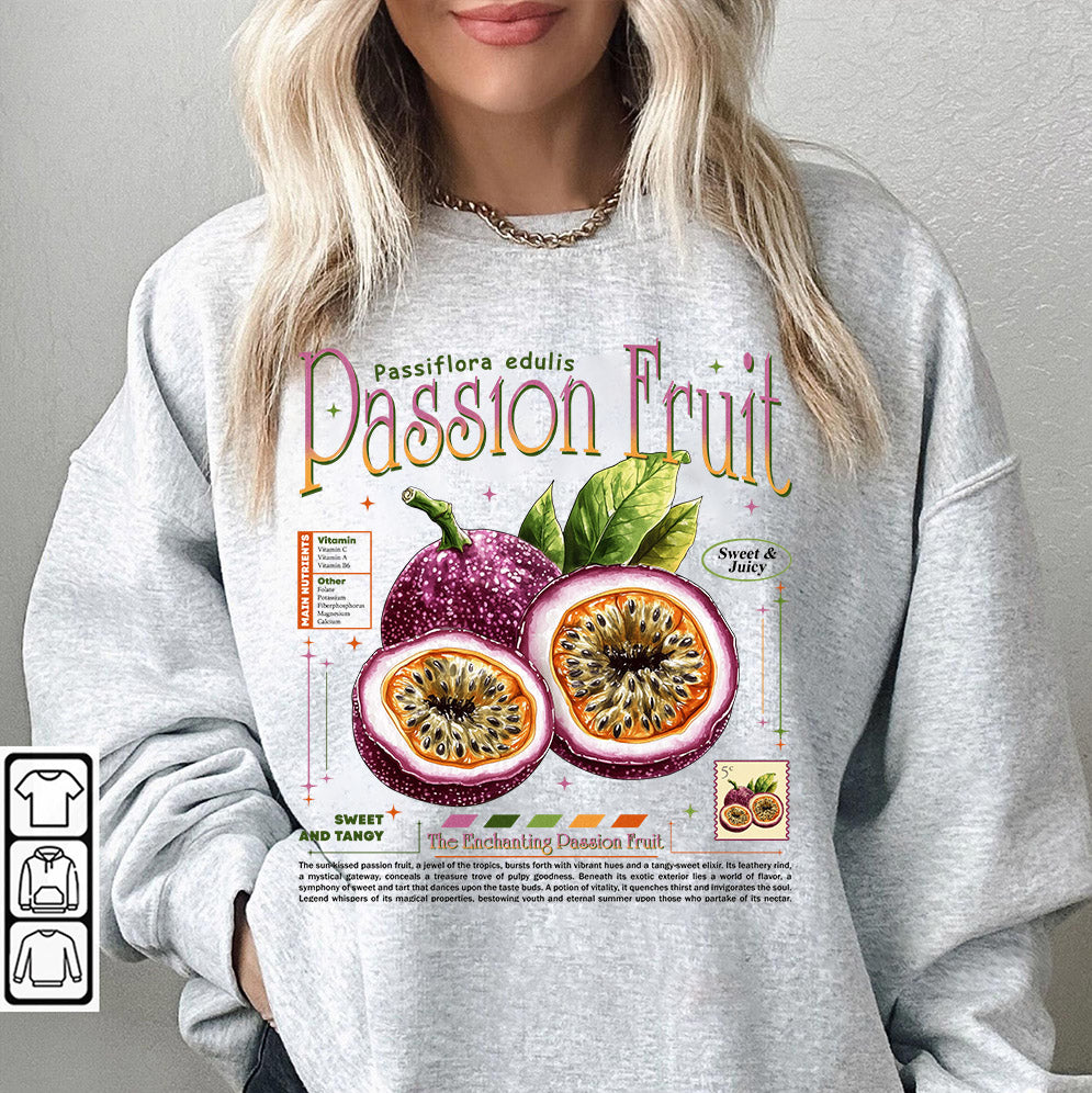 Retro Passion Fruit png, Y2K Vintage Nostalgic 2000s Trendy Sweet Fruits Natural Lover