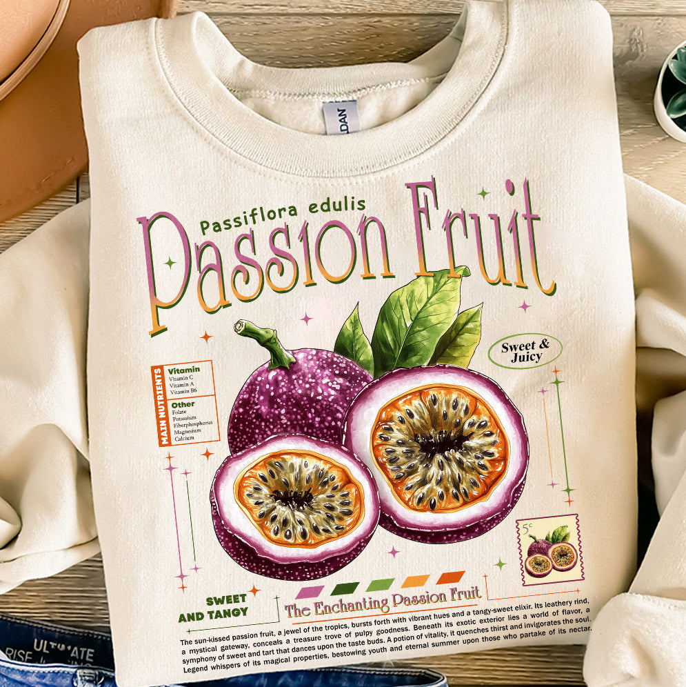 Retro Passion Fruit png, Y2K Vintage Nostalgic 2000s Trendy Sweet Fruits Natural Lover