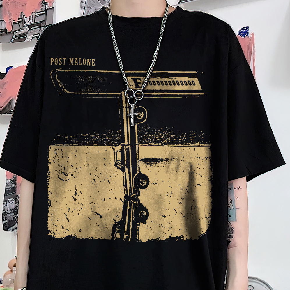 Retro Post Malone F1-Trillion Album Shirt, Post Malone Shirt, Country Shirt, Western Tee, Concert Shirt, Festival Shirt, Posty Tee